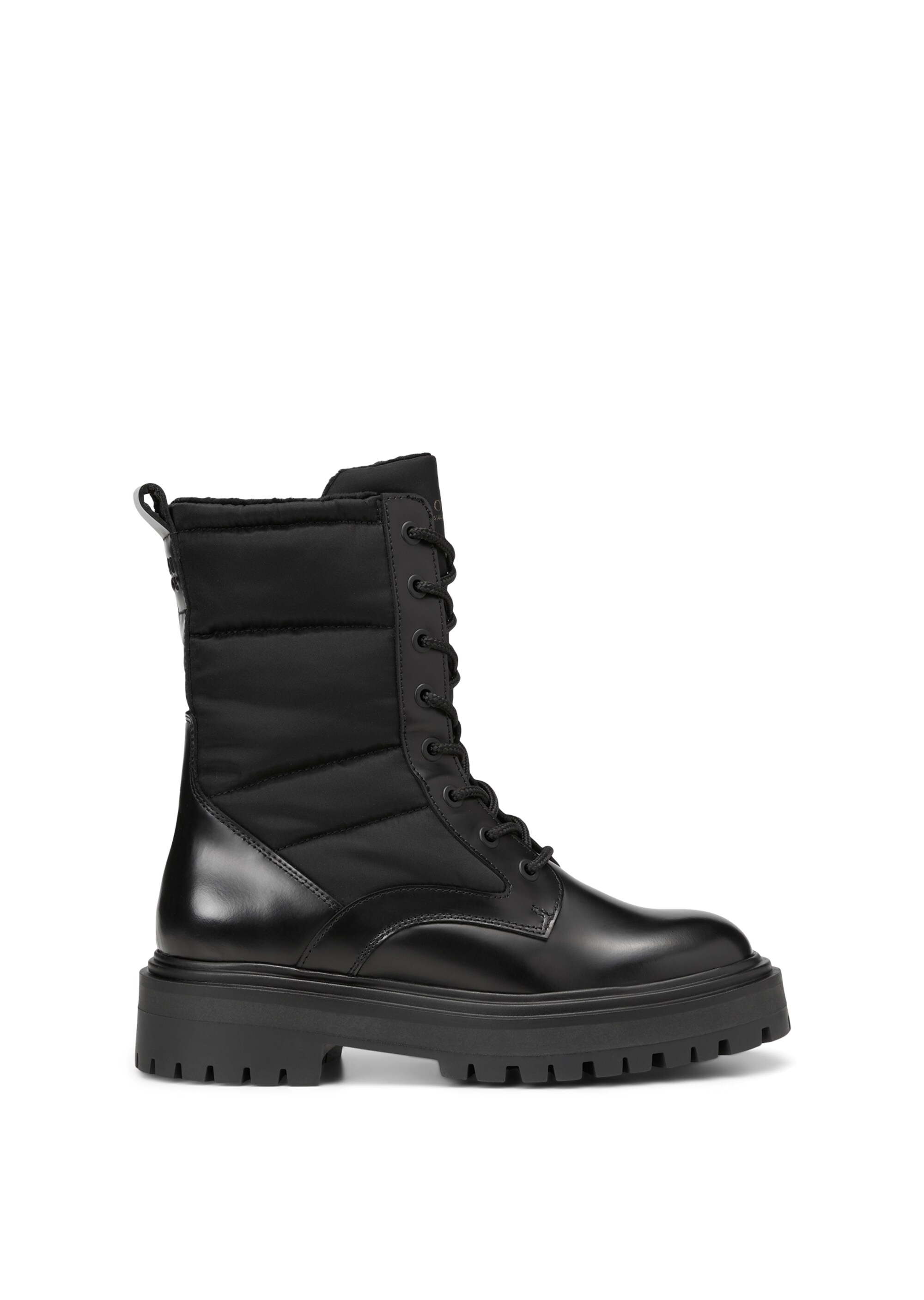 Schnürstiefel mit Innenzipper