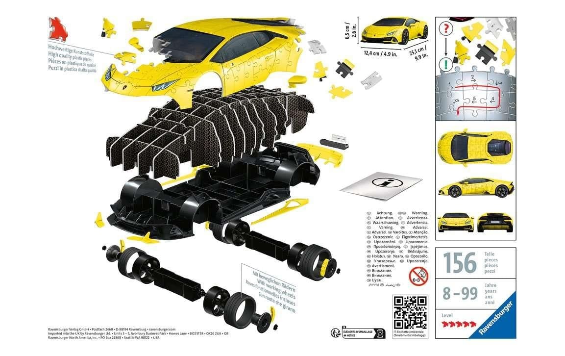 Ravensburger 3D-Puzzle »Lamborghini Huracán«