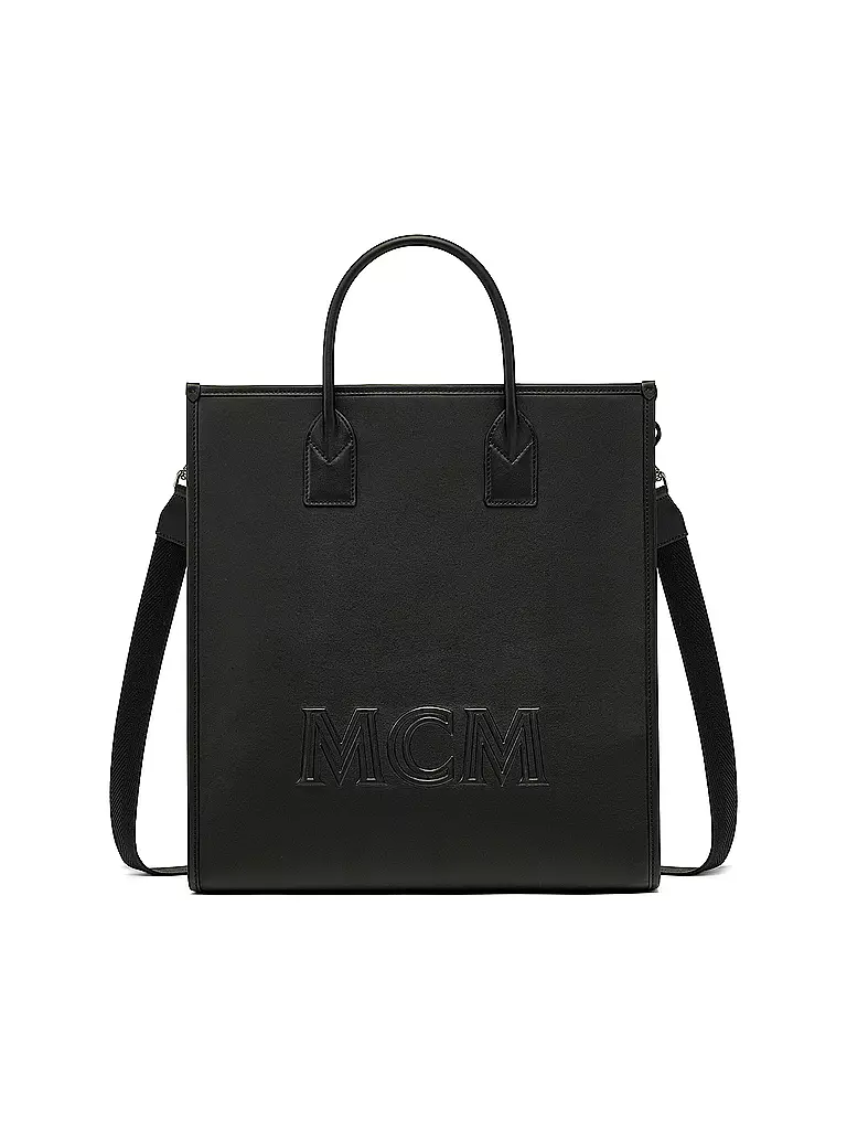 MCM Ledertasche - Tote Bag MCM KLASSIK Medium schwarz