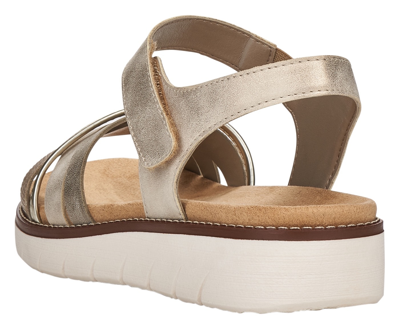 Remonte Riemchensandale  , Keilabsatz, Sommerschuh, Sandalette mit herausnehmbarer Softeinlage