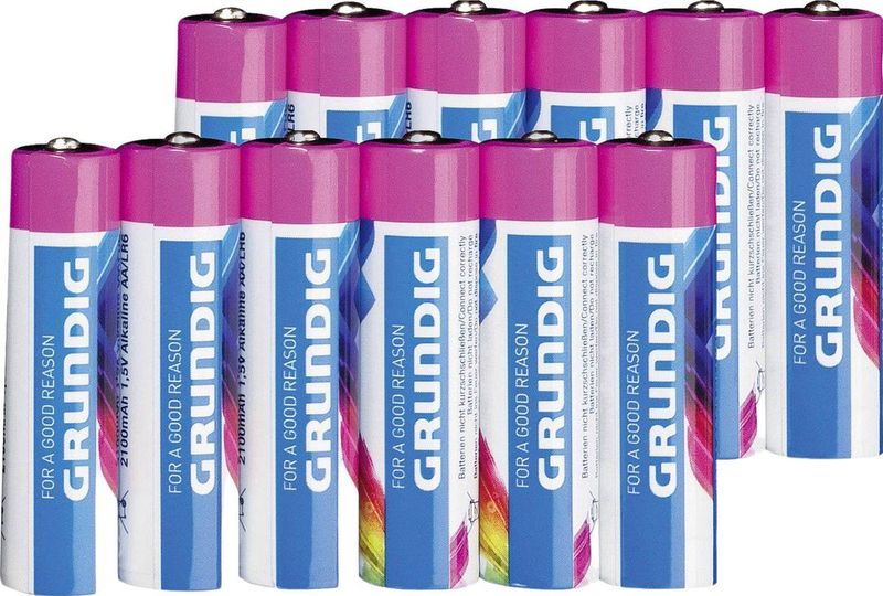 Grundig Alkaline Batterijen Power++ AAA/LR03 - 1.5V - 950mAh - 18 stuks