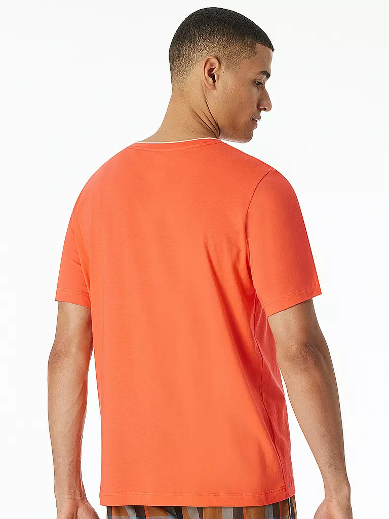 SCHIESSER Pyjama T-Shirt orange