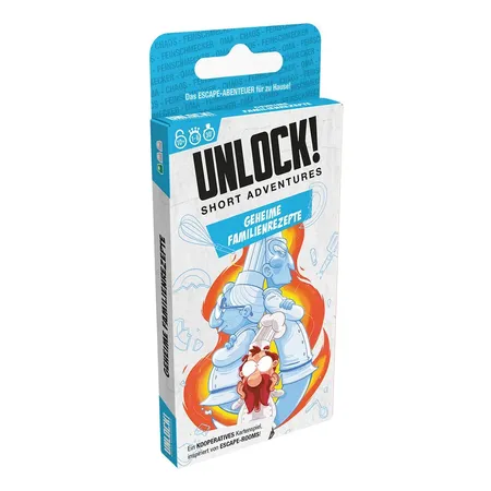 Asmodee Space Cowboys Unlock! Short Adventures: Geheime Familienrezepte