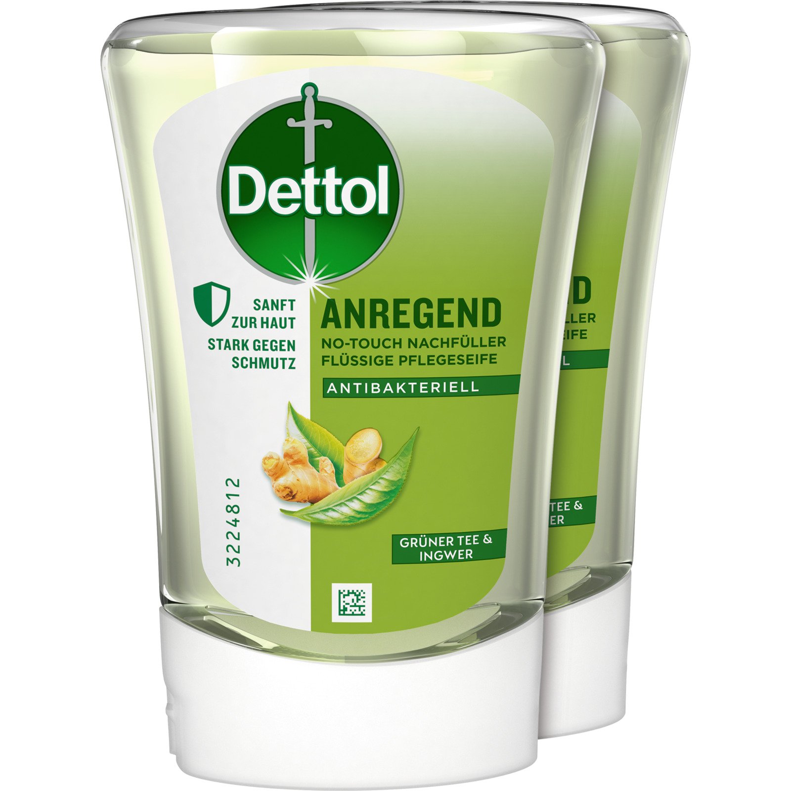 Dettol Seife Nachfüller Green Tea & Ginger 2 x 250 ml