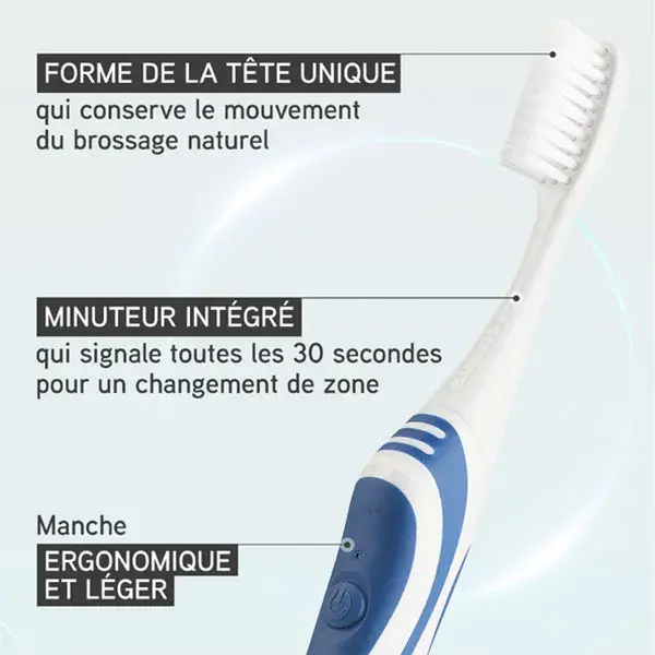 Escova de dentes Inava Power Pink