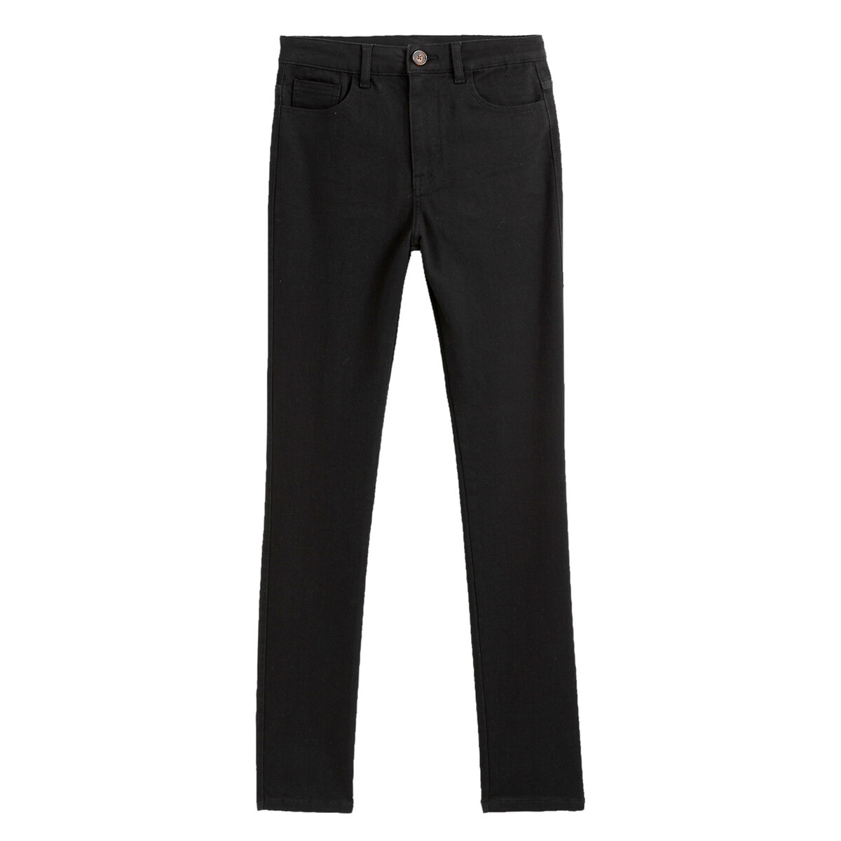 LA REDOUTE COLLECTIONS<br>Calças de algodão elástico, corte slim com 5 bolsos