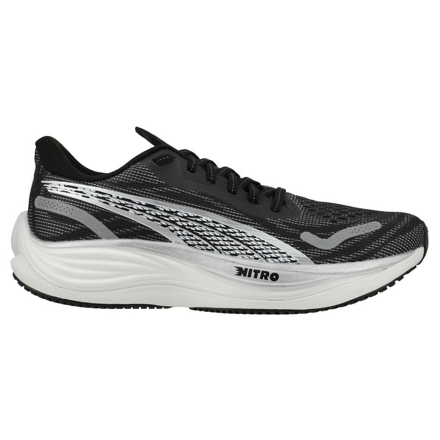 PUMA Chaussures de Running Velocity Nitro 3 - Noir/Blanc/Argenté