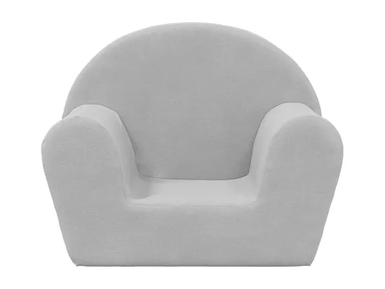 Canapé pour enfants gris clair peluche douce