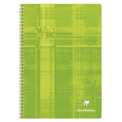 Clairefontaine - Cahier à spirale A4 (21x29,7 cm) - 100 pages - petits carreaux (5x5 mm) - disponible dans différentes couleurs
