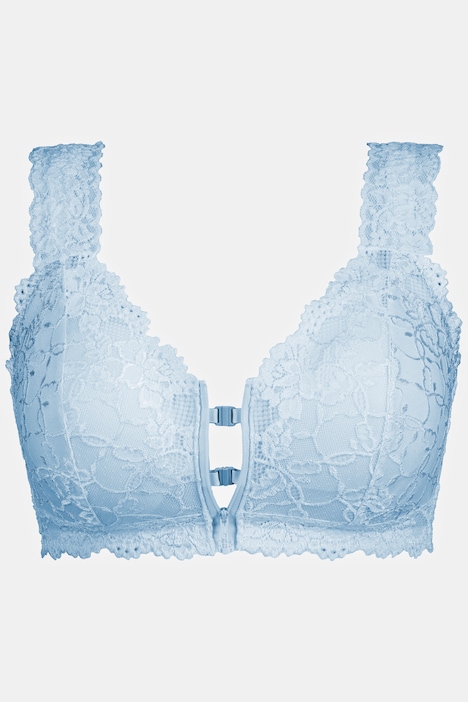 Bralette, Spitze, Reißverschluss, ohne Bügel