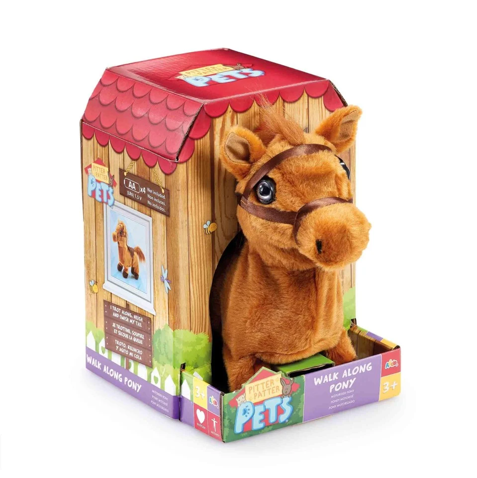 Happy Pets - Gående Plyspony - (31511150)