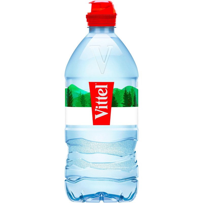 Eau minérale Vittel 75 cl bouchon sport - 15 bouteilles