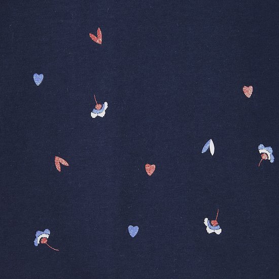 T-shirt + Bloomer Blue Garden   Bleu        6 mois   de               P'tit bisou