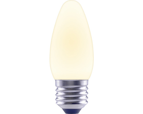FLAIR LED kaarslamp, dimbaar, C35 E27/6W (60W) 806 lm, 2700 K warm wit, mat