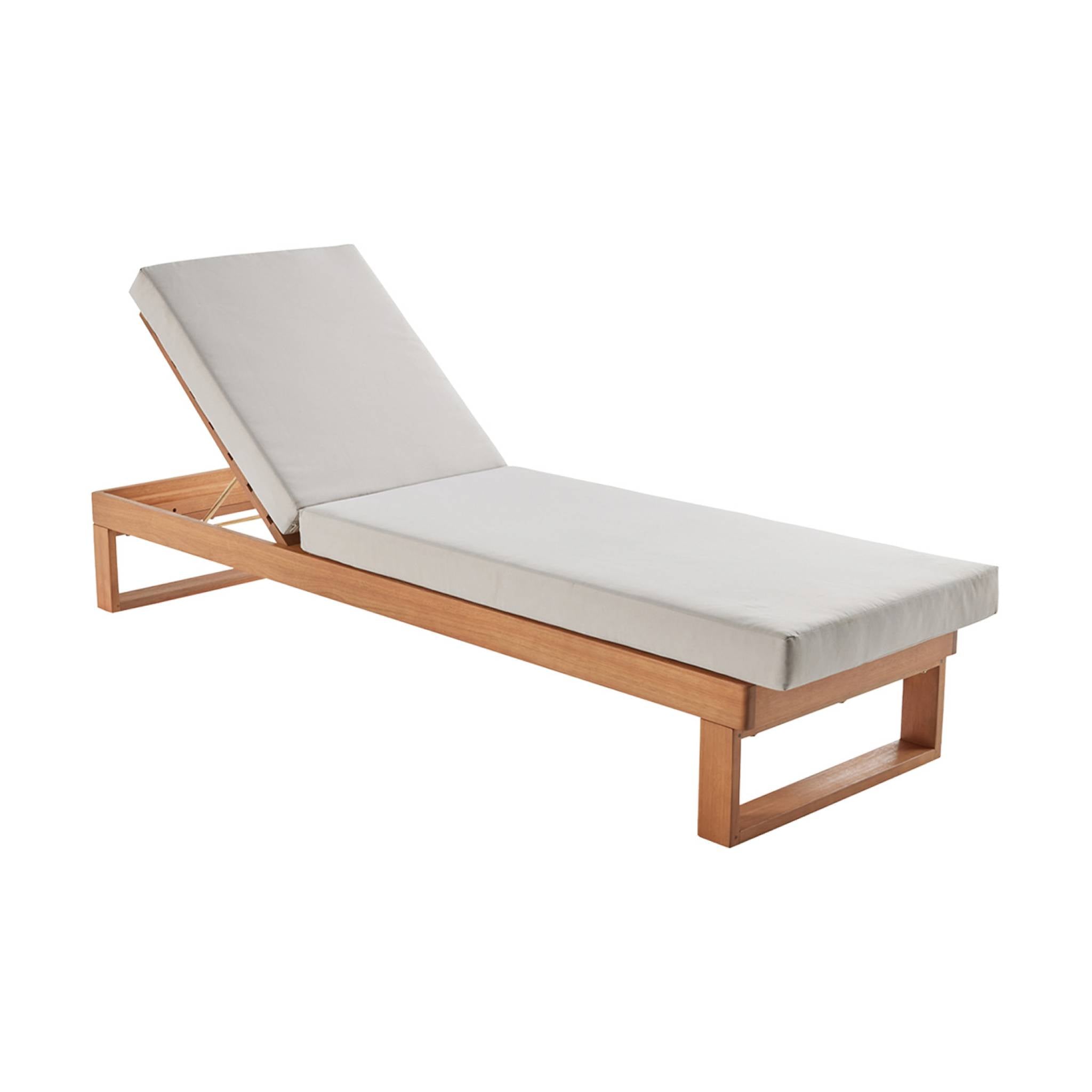 sweeek - Ligbank in eucalyptus hout, multiposities (set van 2)