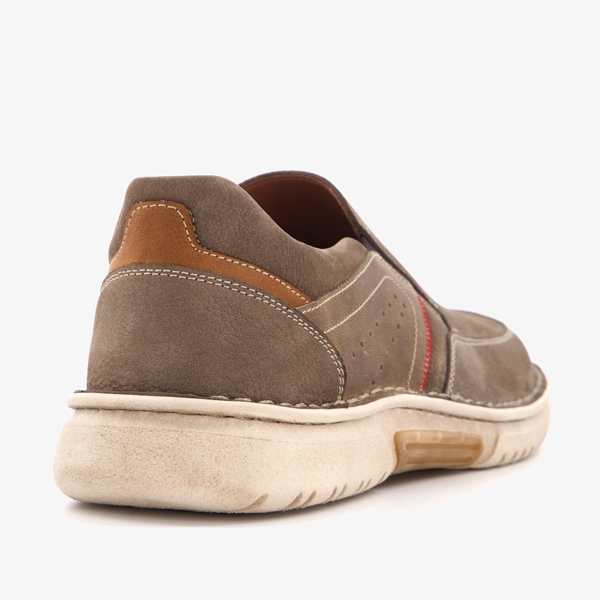 Hush Puppies heren leren instapper bruin