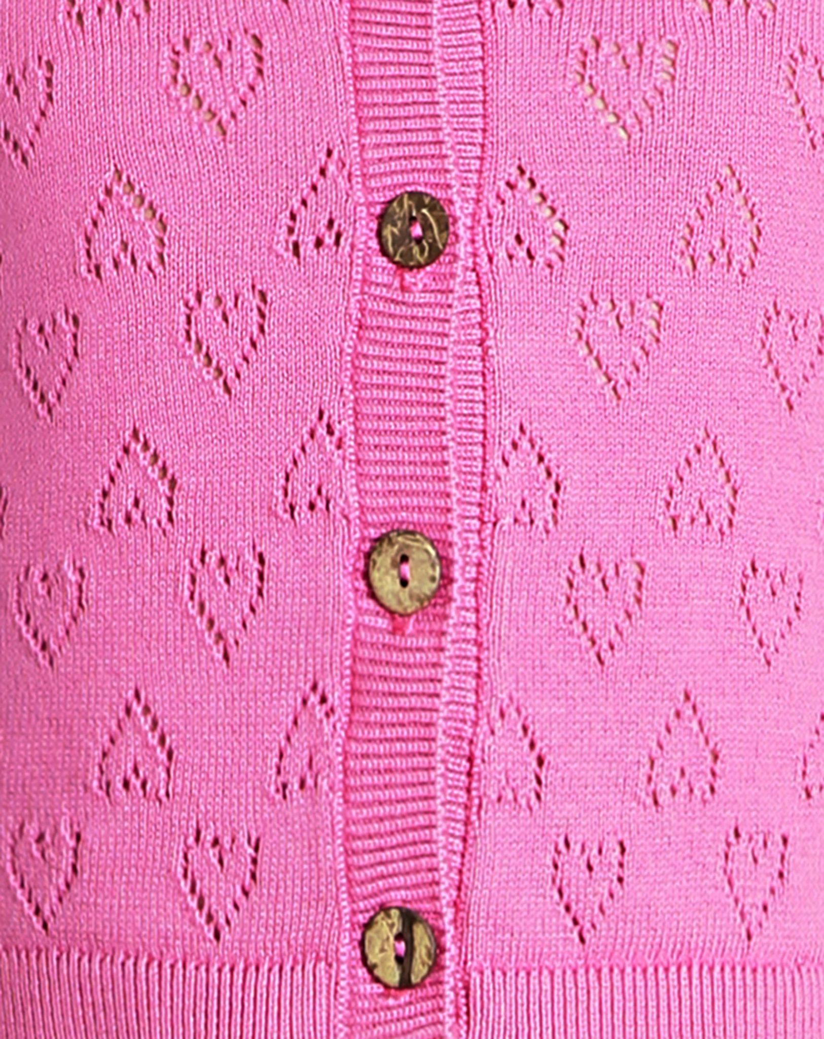 Cardigan LITTLE HEARTS in light pink