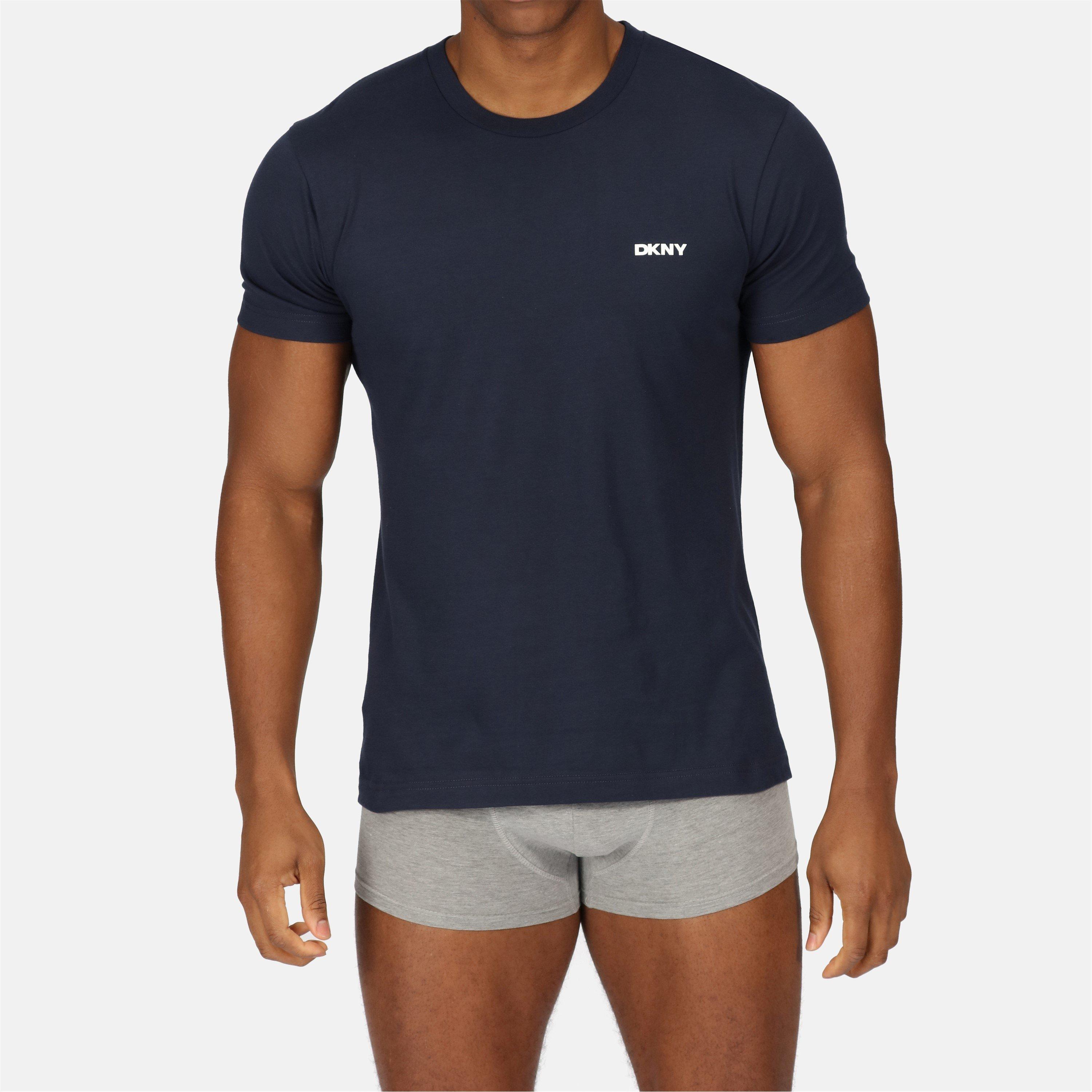 DKNY 3 Pack Short Sleeve T Shirt Mens