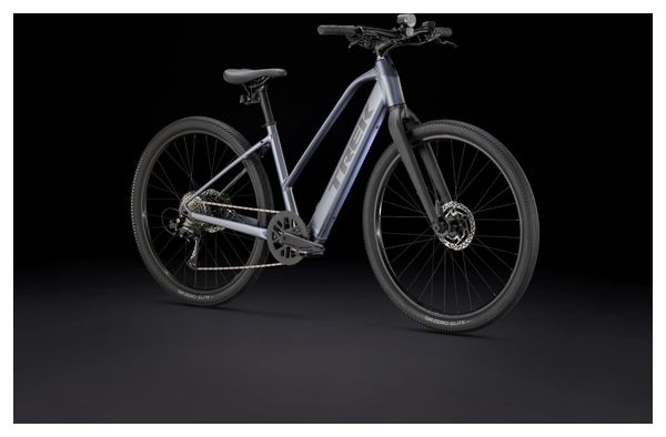 Vélo de Fitness Électrique Trek Dual Sport  2 Stagger LT Shimano Acera 8V 250 Wh 27.5'' Gris 2025