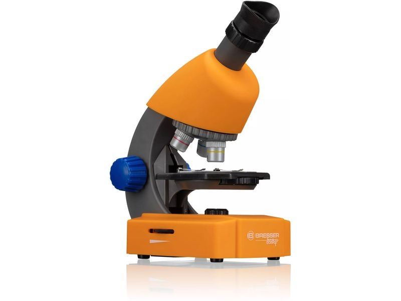 Bresser junior Mikroskop Kindermikroskop mit Zoomokular 40 x - 640 x