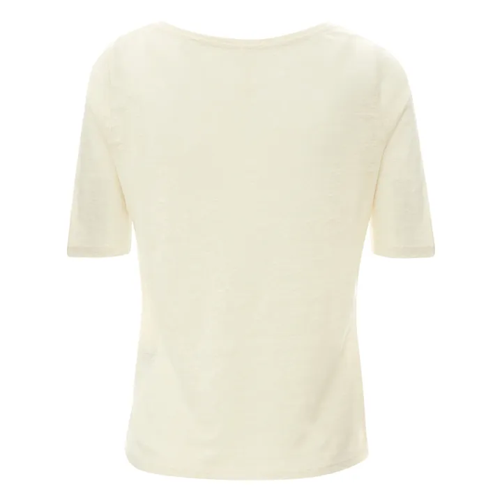 Bellerose T-shirt Seas Lin - Collection Femme  | Ecru
