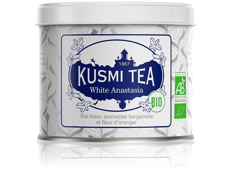 White Anastasia-Thé blanc bio, bergamote Boîte 90 g