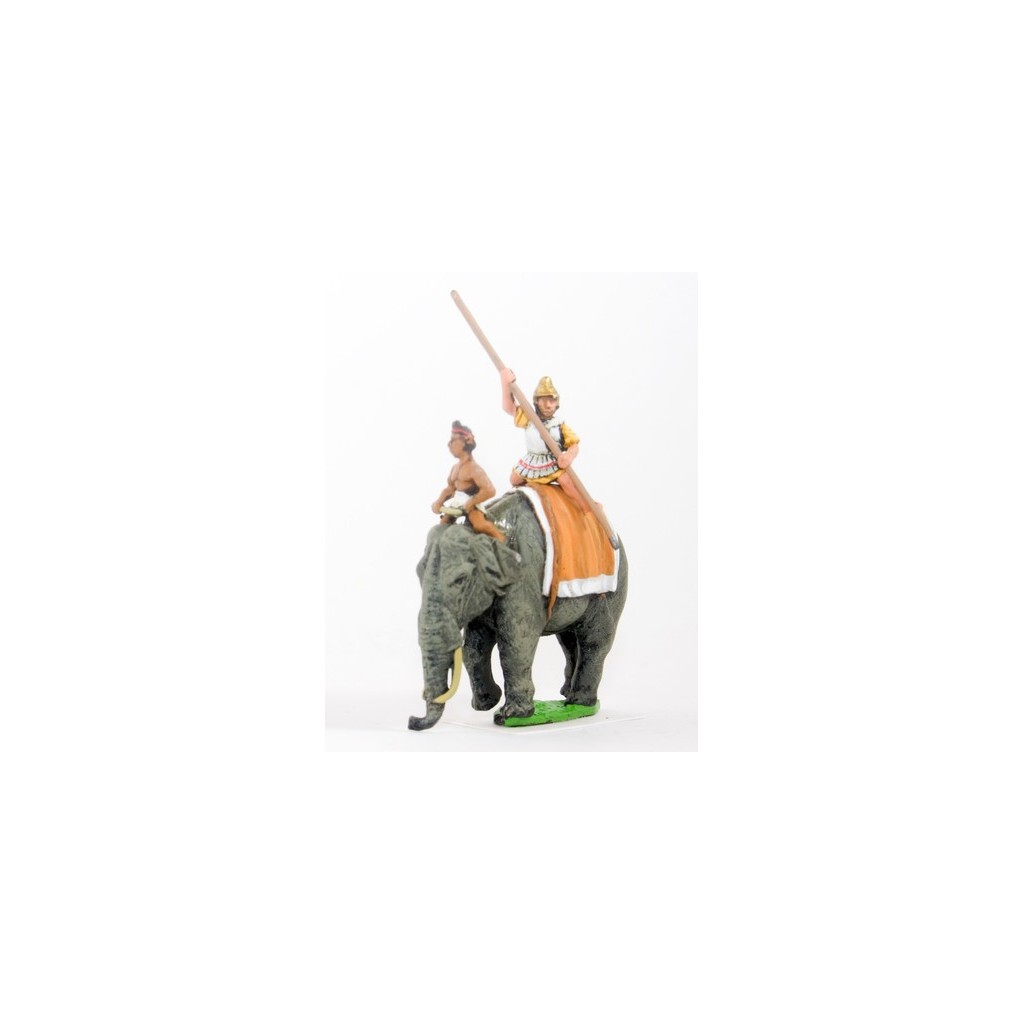 Macedonian: Elephant with driver and pikeman