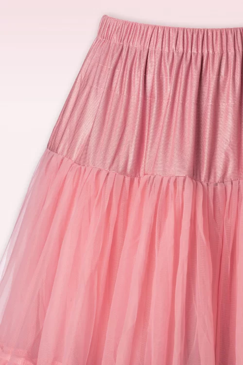 Banned Retro Lola Lifeforms petticoat in vintage roze
