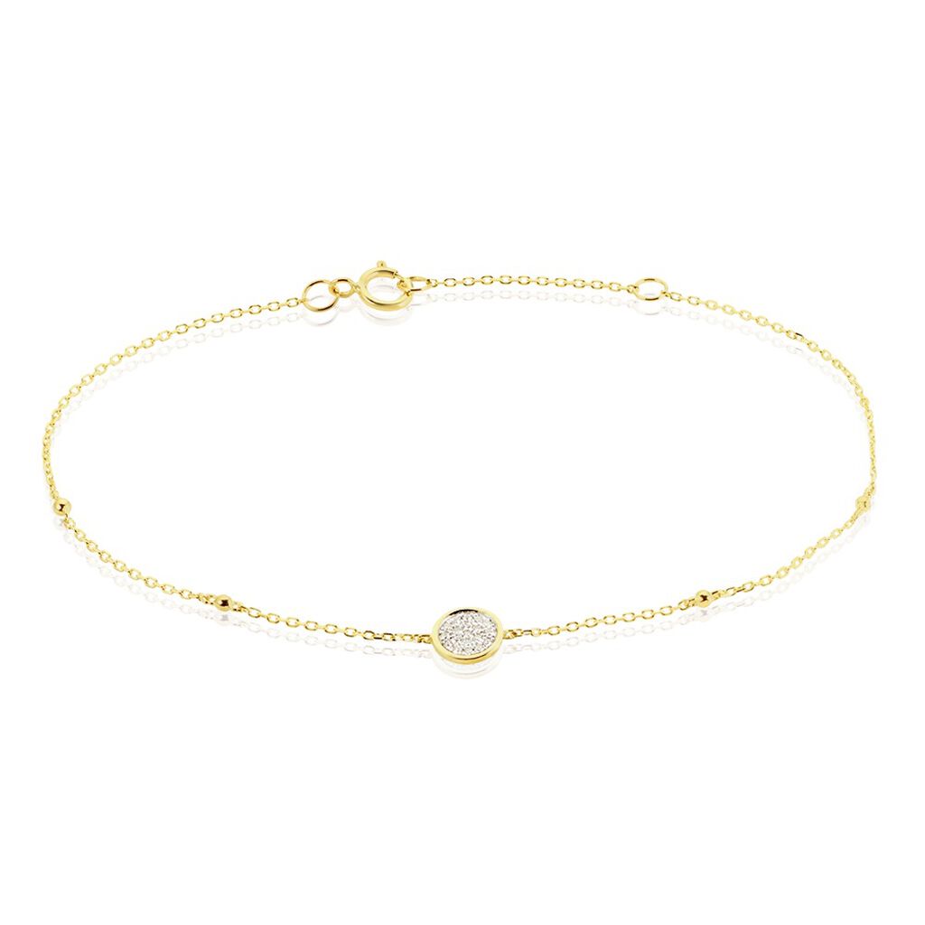 Bracelet Melisane Or Jaune Diamant