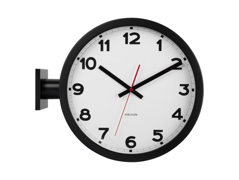 Wall Clock New Classic Double Sided KA5966BK Black