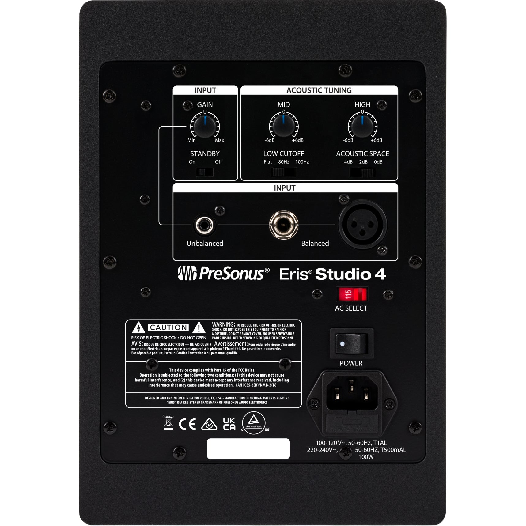 Presonus Eris Studio 4 actieve studiomonitor (per stuk)