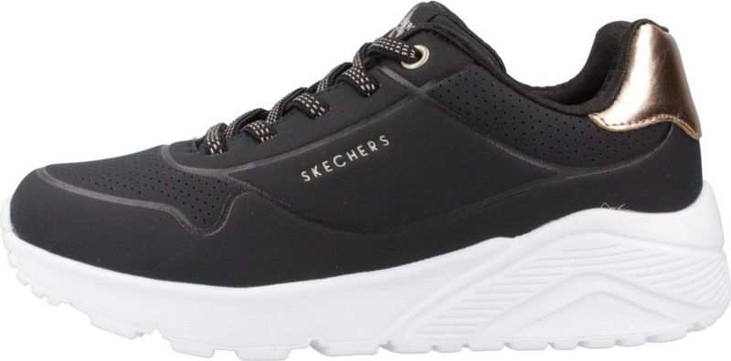 Skechers Uno Lite meisjes sneakers zwart goud Extra comfort Memory Foam