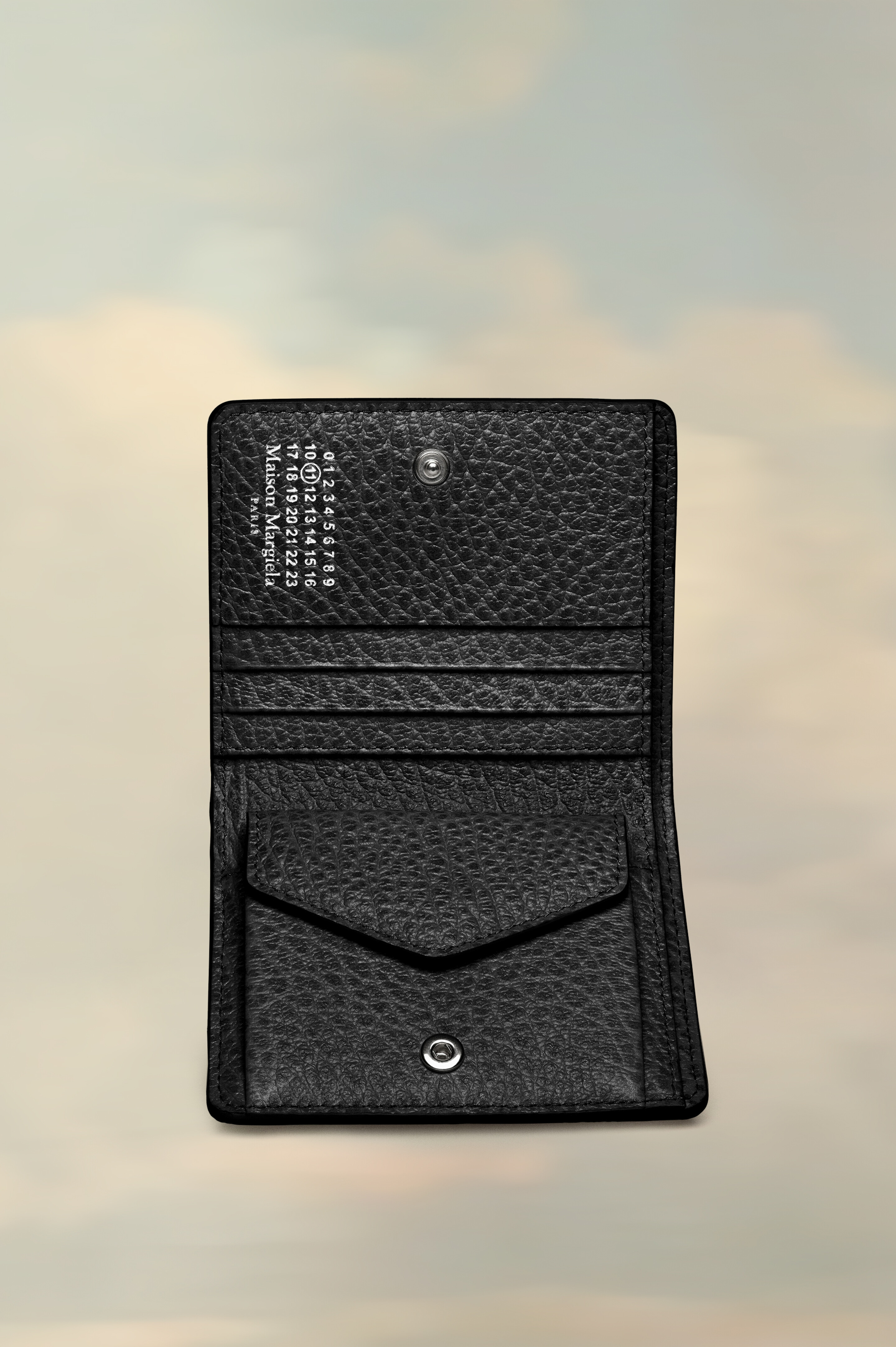 Porte-cartes de poche Four stitches | Femme Noir