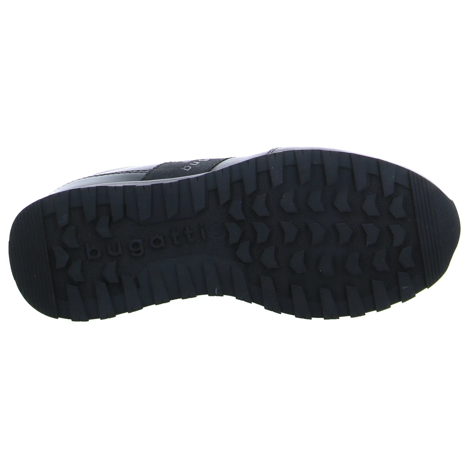 BUGATTI SHOES Halbschuhe Sneaker Schwarz Leder