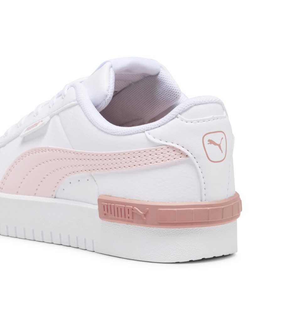 Tênis Puma Jada de couro branco