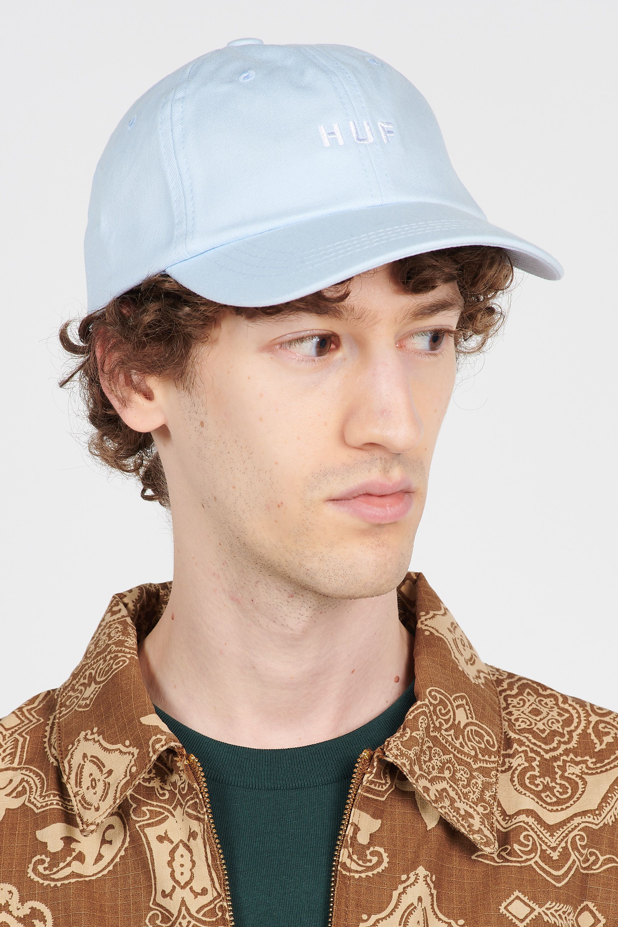HUF Casquette ESSENTIALS OG LOGO CV 6 PANEL Bleu
