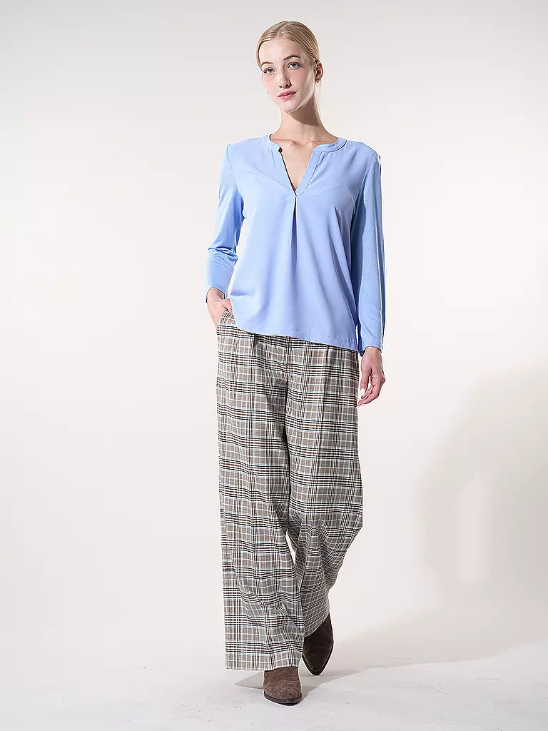 COMMA IDENTITY Hose Wide Leg braun