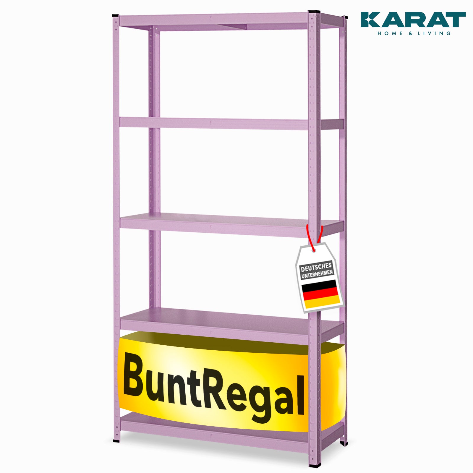 karat homeliving Buntregal Kleur | Pastellviolett 4009