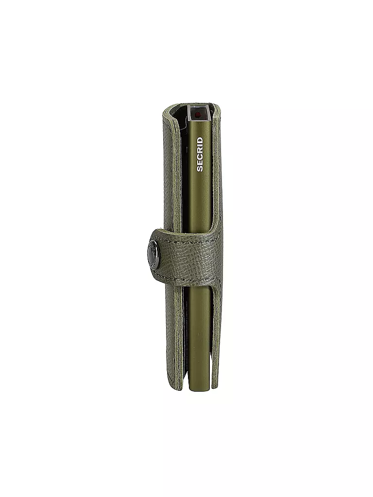 SECRID Geldbörse - Miniwallet Crisple Mini kelp olive