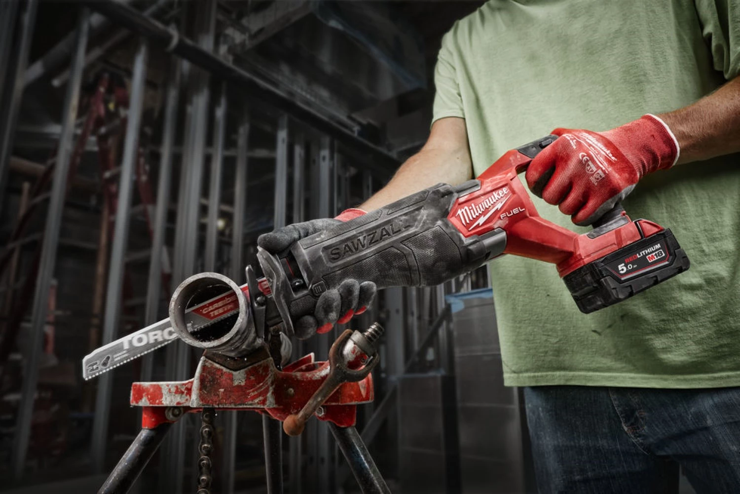 Milwaukee M18 FSZ-0X 18V Li-ion accu reciprozaag body in HD Box - Koolborstelloos - Snelwissel