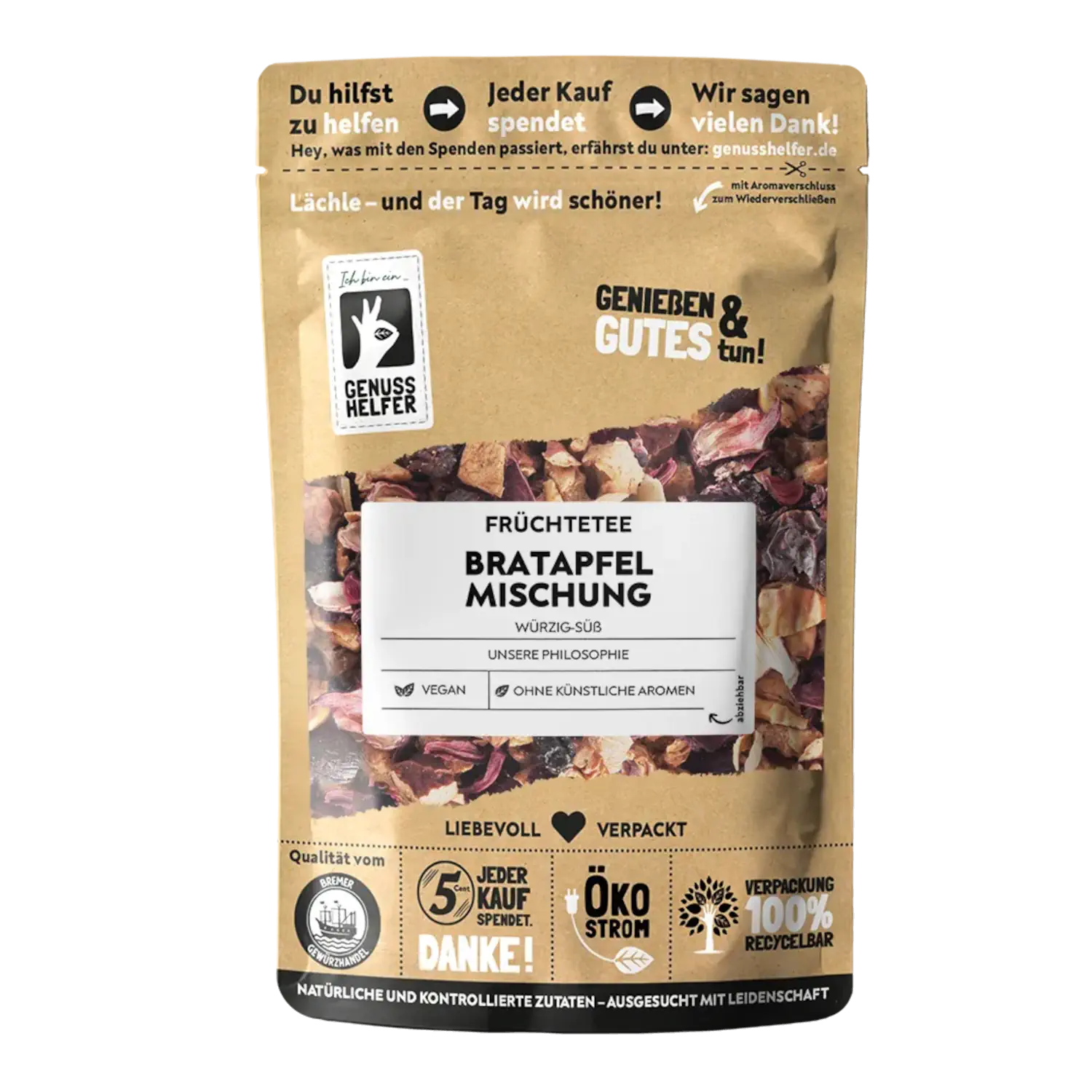 Bratapfel-Früchtetee