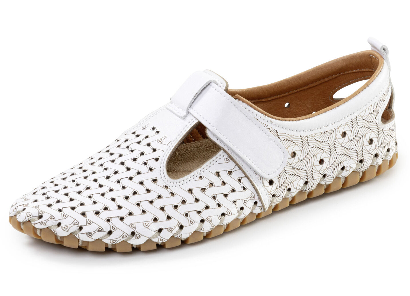 Gemini, sommerliche Damen-Slipper, Weite G, mit herausnehmbarem Fussbett