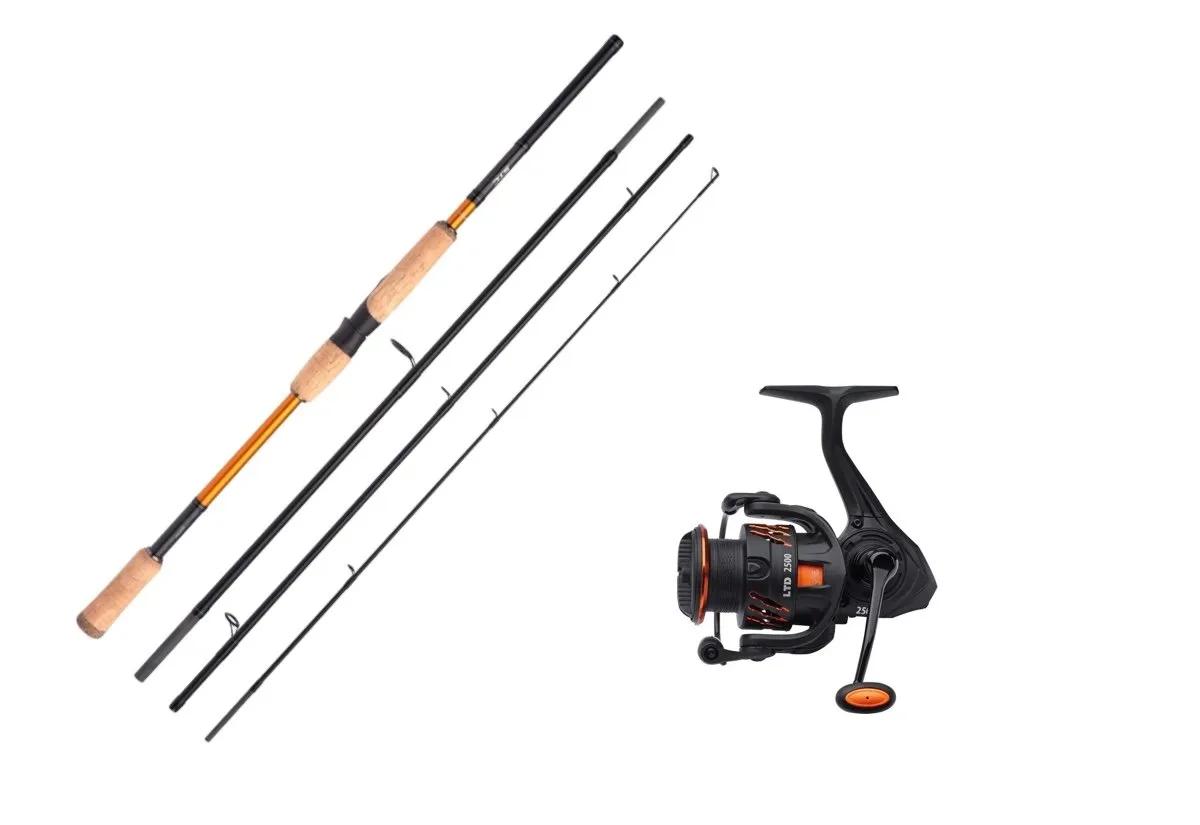 Shimano Stc Ax Spinning Multi 240-270 3-14g/SavageGear Orange Ltd 1000