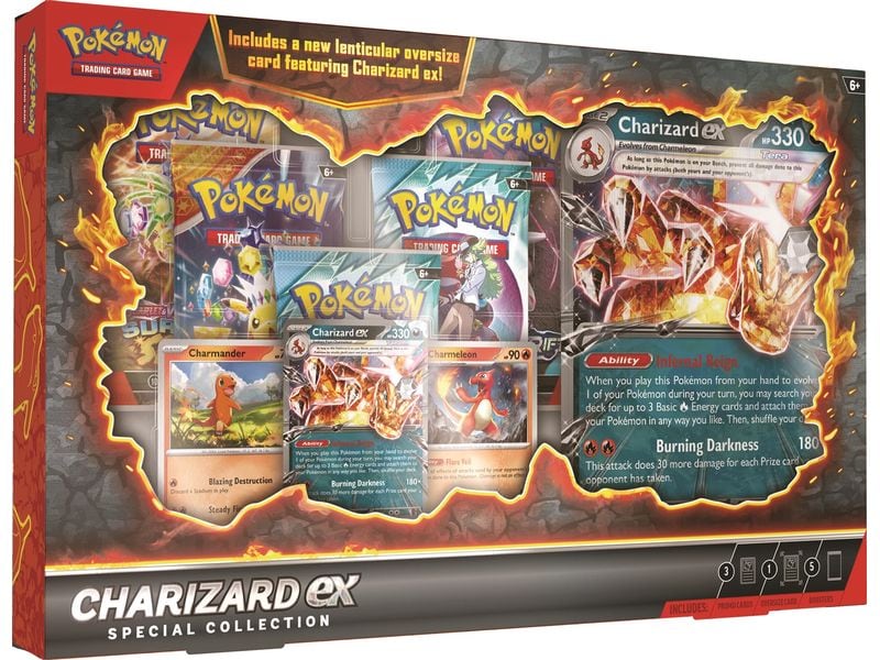 The Pokémon Company Charizard EX Special Collection -EN- Erleben Sie echten Wagemut mit Glurak Ex