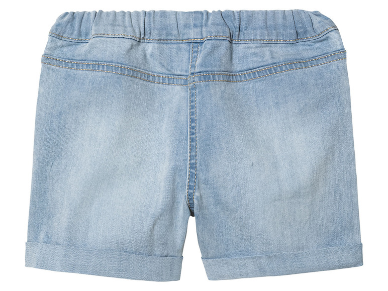 2 stuks peuters denim-shorts