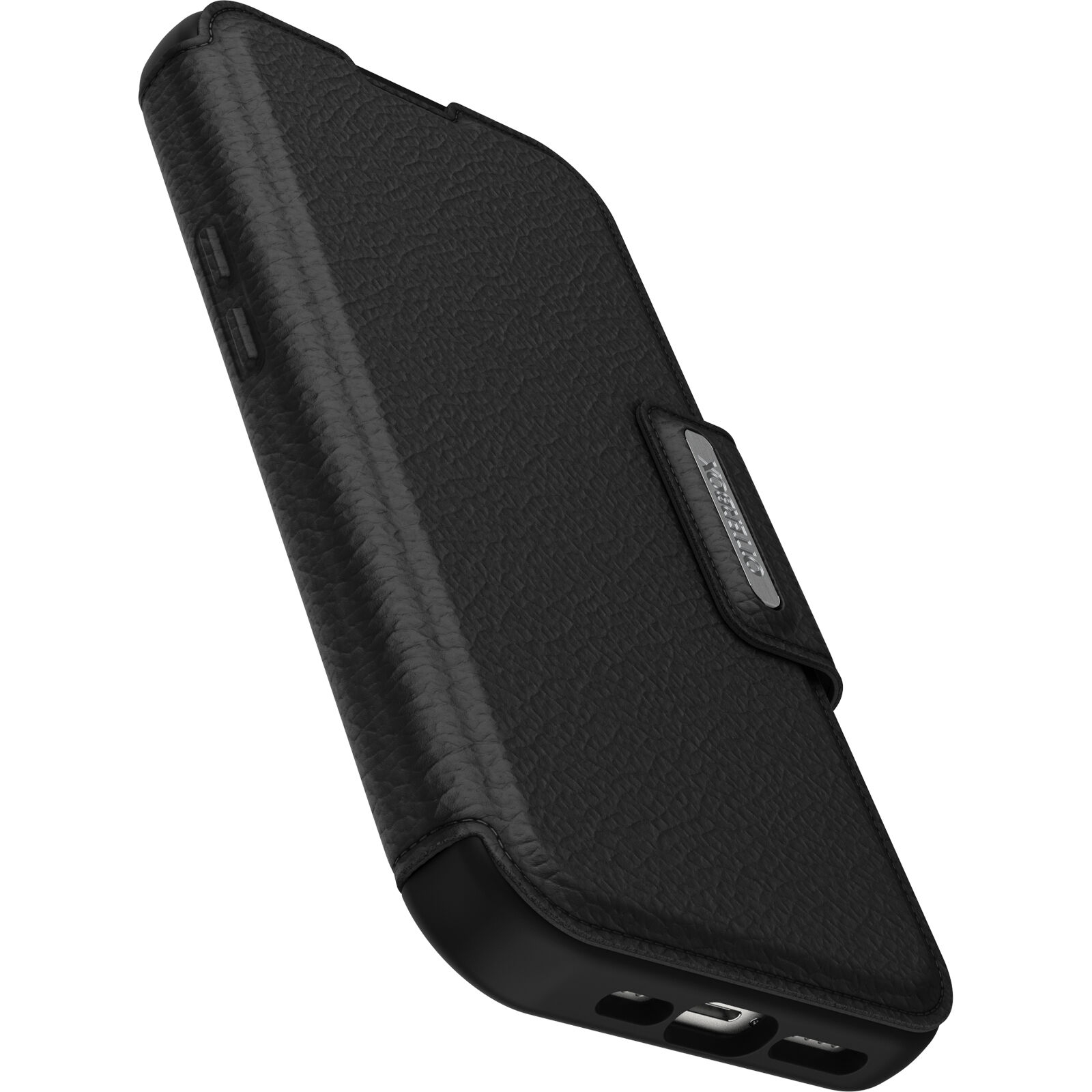 iPhone 15 Pro Max MagSafe Book Cover Tasche Strada Folio Series (77-93568) - Schwarz