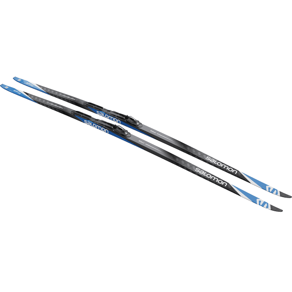 Pack ski de fond SALOMON S/MAX CARBON SKATE + PROLINK SHIFT-IN SKATE BLUE/BLACK