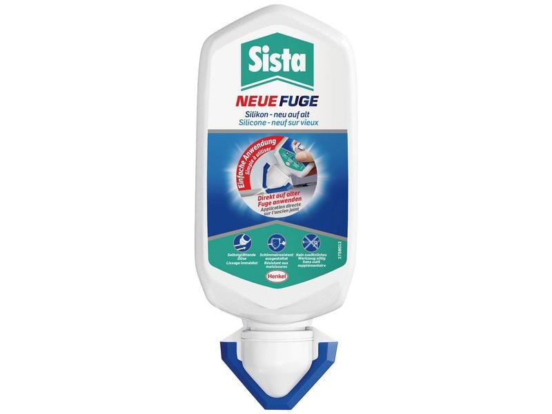 Sista Fugensilikon Neue Fuge 80 ml Grau Sista Neue Fuge – Fugen in einem Schritt erneuern