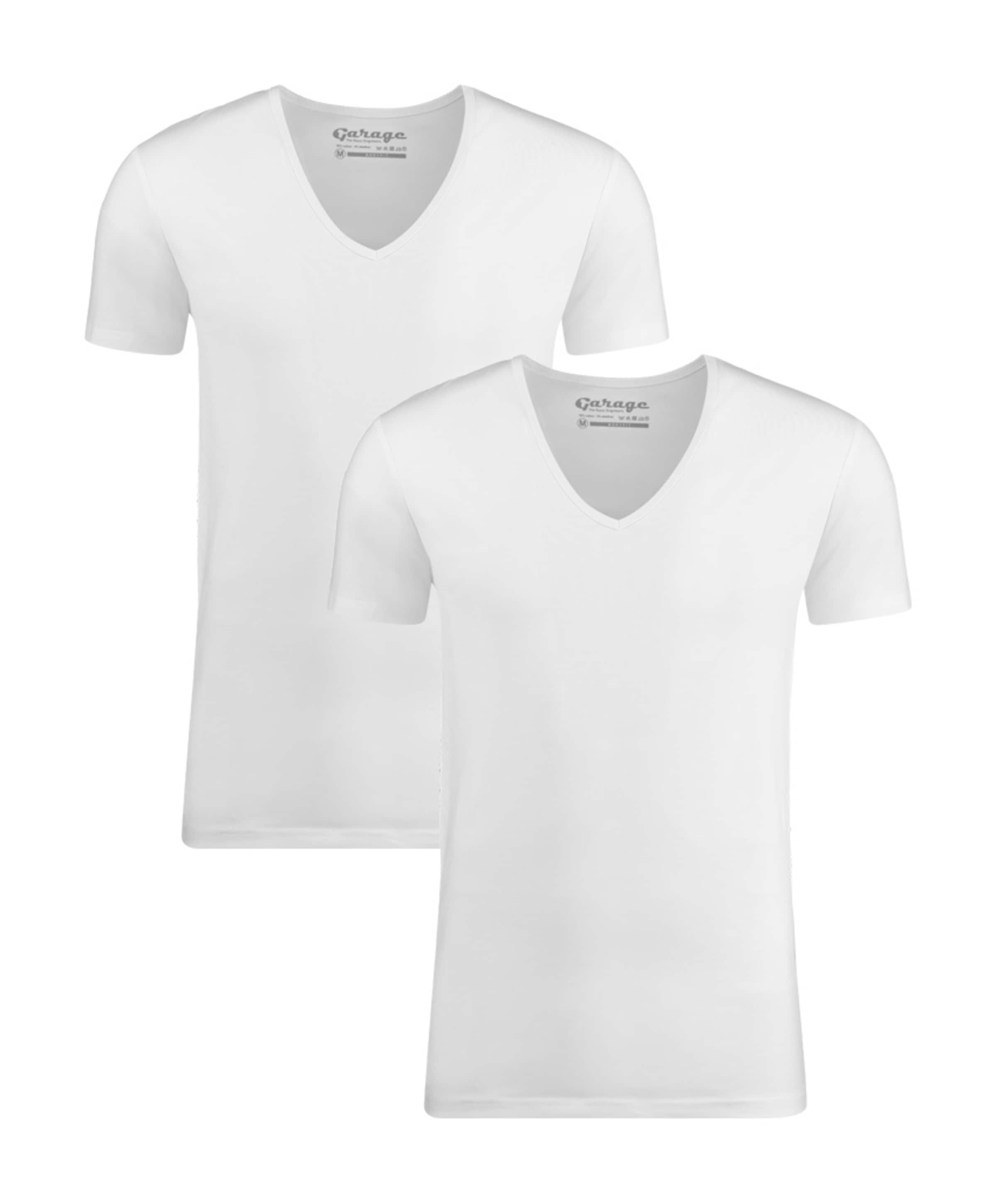 Garage Heren T-shirt wit