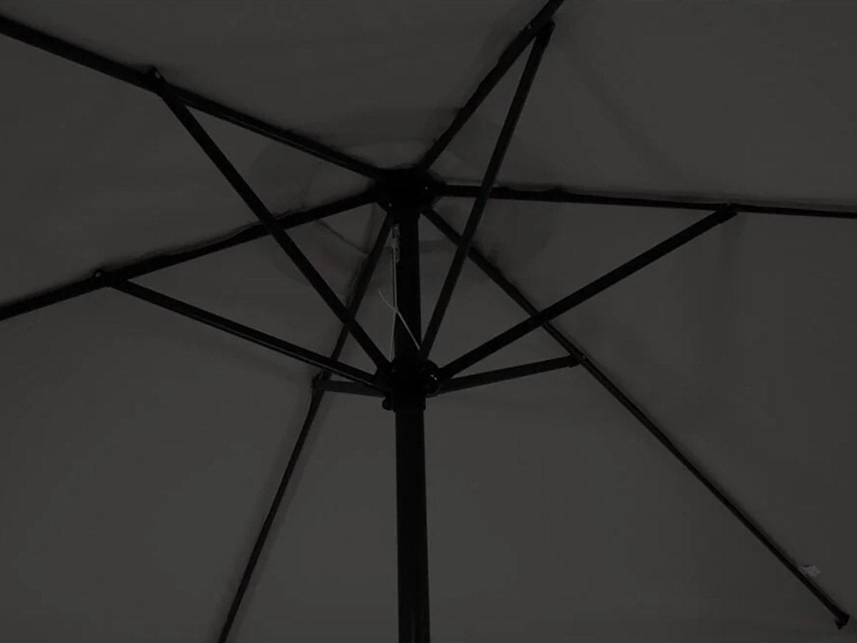 Lesli Living Gemini 300 cm parasol - Grey